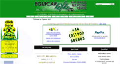 Desktop Screenshot of equicar.co.uk