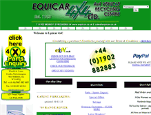 Tablet Screenshot of equicar.co.uk